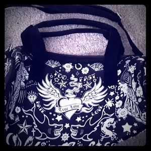 Black gym/duffel bag. Like new